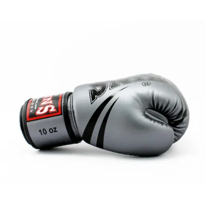 Twins FBGVDM3-TW6 Grey Non-Leather Muay Thai Gloves -Fight Gloves Store fbgvdm3 tw6 grey 3
