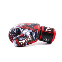 Twins FBGVL3-58 Red Kabuki Muay Thai Boxing Gloves -Fight Gloves Store fbgvl3 58 rd 3