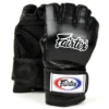 Fairtex FGV12 Black Ultimate MMA Gloves -Fight Gloves Store fgv12 black 1