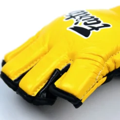 Fairtex FGV12 Yellow Ultimate MMA Gloves -Fight Gloves Store fgv12 yellow 3