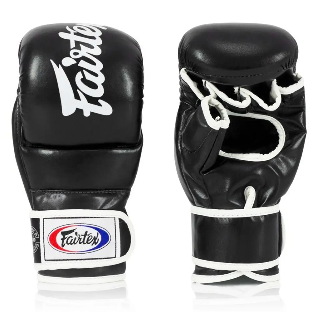Fairtex FGV18 Black MMA Sparring Gloves 3 Fairtex FGV18 Black MMA Sparring Gloves - Image 2
