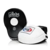 Fairtex FMV9 Contoured Focus Mitts Black-White -Fight Gloves Store fmv9 black white 1