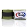 Fairtex HW2 4.5m Stretch Wraps Olive -Fight Gloves Store hw2 olive green 1