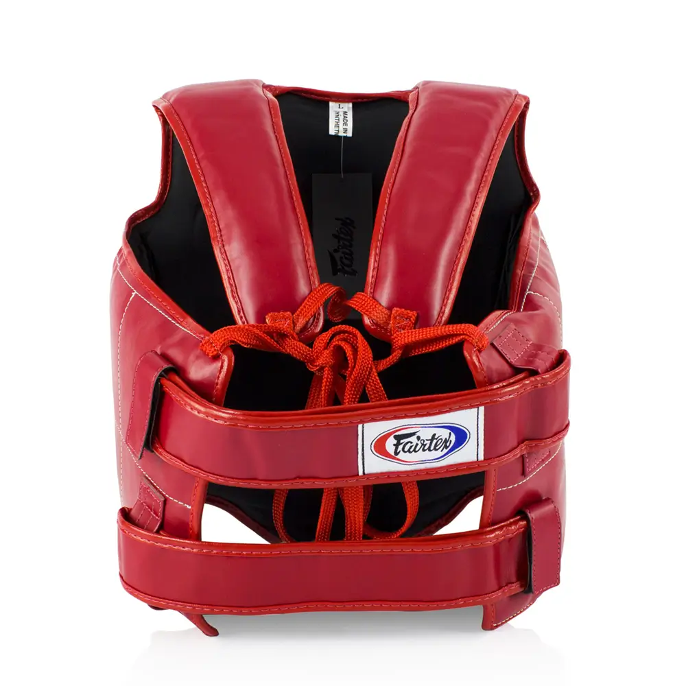 Fairtex PV1 Red Protective Vest 6 Fairtex PV1 Red Protective Vest - Image 4