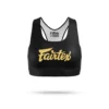 Fairtex SB1 Classic Sports Bra Black-Gold -Fight Gloves Store sb1 black gold 1