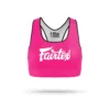 Fairtex SB1 Classic Sports Bra Pink-White 2 Fairtex SB1 Classic Sports Bra Pink-White -Fight Gloves Store sb1 pink white 1