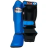 Twins SGS10 Blue-Black Double Padded Shin Guards 1 Twins SGS10 Blue-Black Double Padded Shin Guards -Fight Gloves Store sgs10 blue 1
