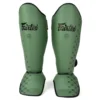 Fairtex SP5 Olive Green Shin Guards -Fight Gloves Store sp5 olive 1