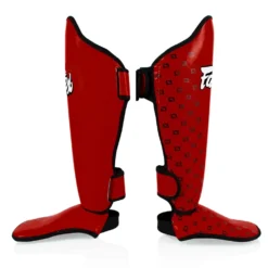 Fairtex SP5 Red Shin Guards -Fight Gloves Store sp5 red 3 0 1