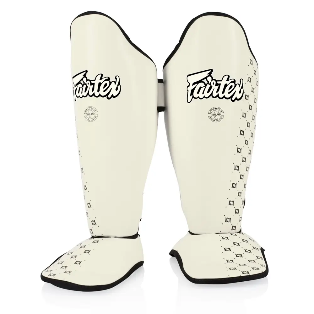 Fairtex SP5 White Shin Guards 3 Fairtex SP5 White Shin Guards