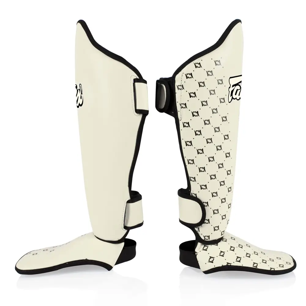 Fairtex SP5 White Shin Guards 5 Fairtex SP5 White Shin Guards - Image 3