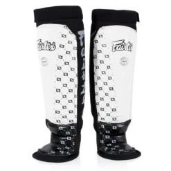Fairtex SP6 MMA Style White Black Shin Guards