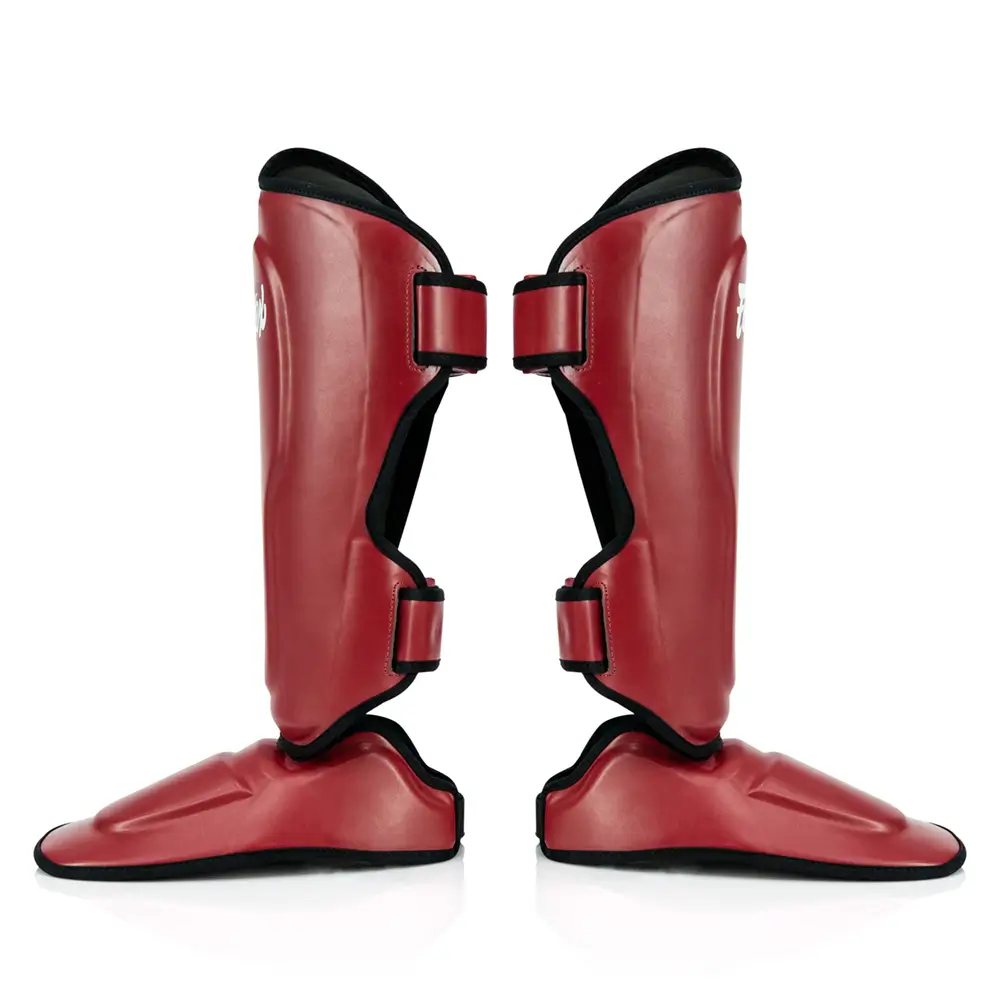 Fairtex SP9 Ultra Ergo Shin Guards Red 5 Fairtex SP9 Ultra Ergo Shin Guards Red - Image 3