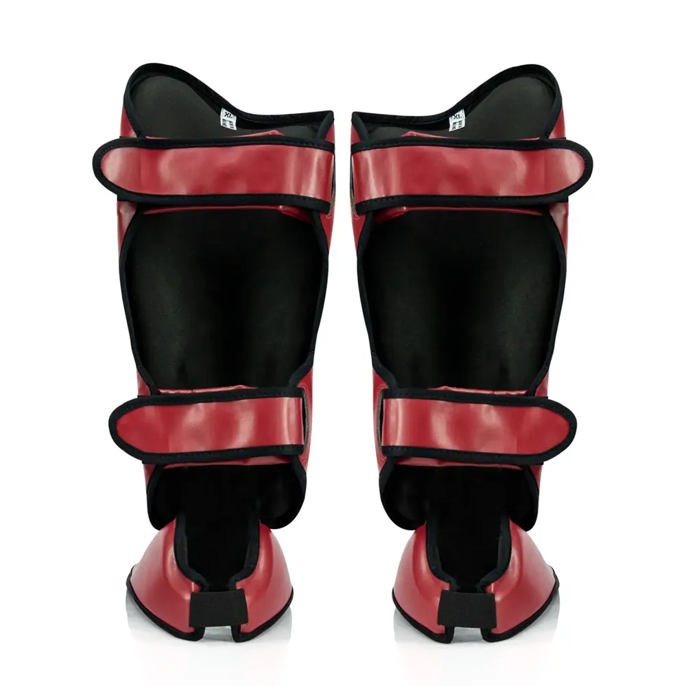 Fairtex SP9 Ultra Ergo Shin Guards Red 6 Fairtex SP9 Ultra Ergo Shin Guards Red - Image 4