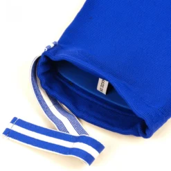 Fairtex SPE1 Blue Elastic Competition Shin Pads -Fight Gloves Store spe1 blue 3