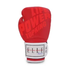 Top King X Elle Active “Life Power” Muay Thai Gloves 8 Top King X Elle Active “Life Power” Muay Thai Gloves -Fight Gloves Store tkbxelle red 3
