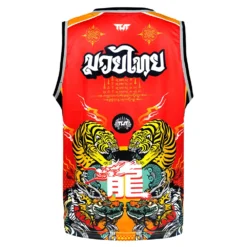 TUFF TT104 Tank Top Red Chinese Dragon And Tiger -Fight Gloves Store tuf tt104 3