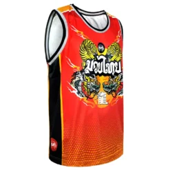 TUFF TT104 Tank Top Red Chinese Dragon And Tiger -Fight Gloves Store tuf tt104 4