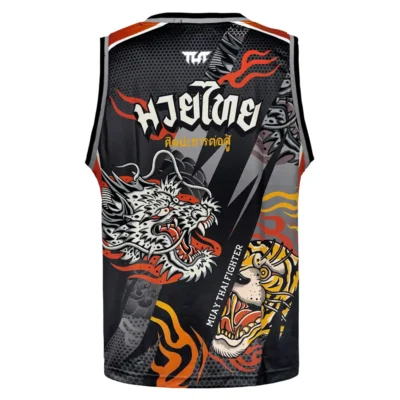 TUFF TT105 Tank Top Black Dragon And Tiger 9 TUFF TT105 Tank Top Black Dragon And Tiger -Fight Gloves Store tuf tt105 3