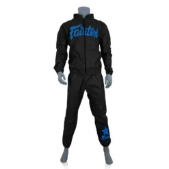 Fairtex VS3 Vinyl Sweatsuit Black-Blue